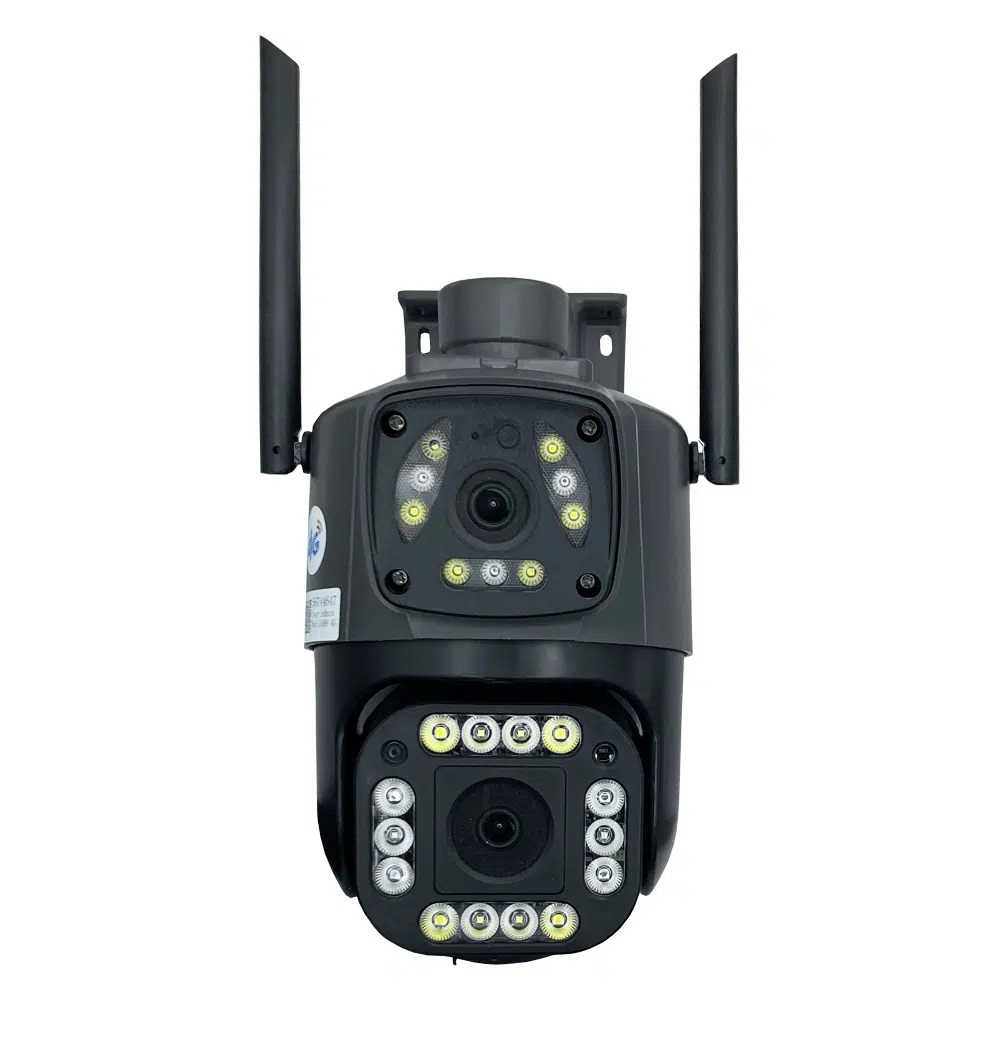 دوربین مینی اسپید دام 6MP هوشمند دو لنز سیم کارتی v380