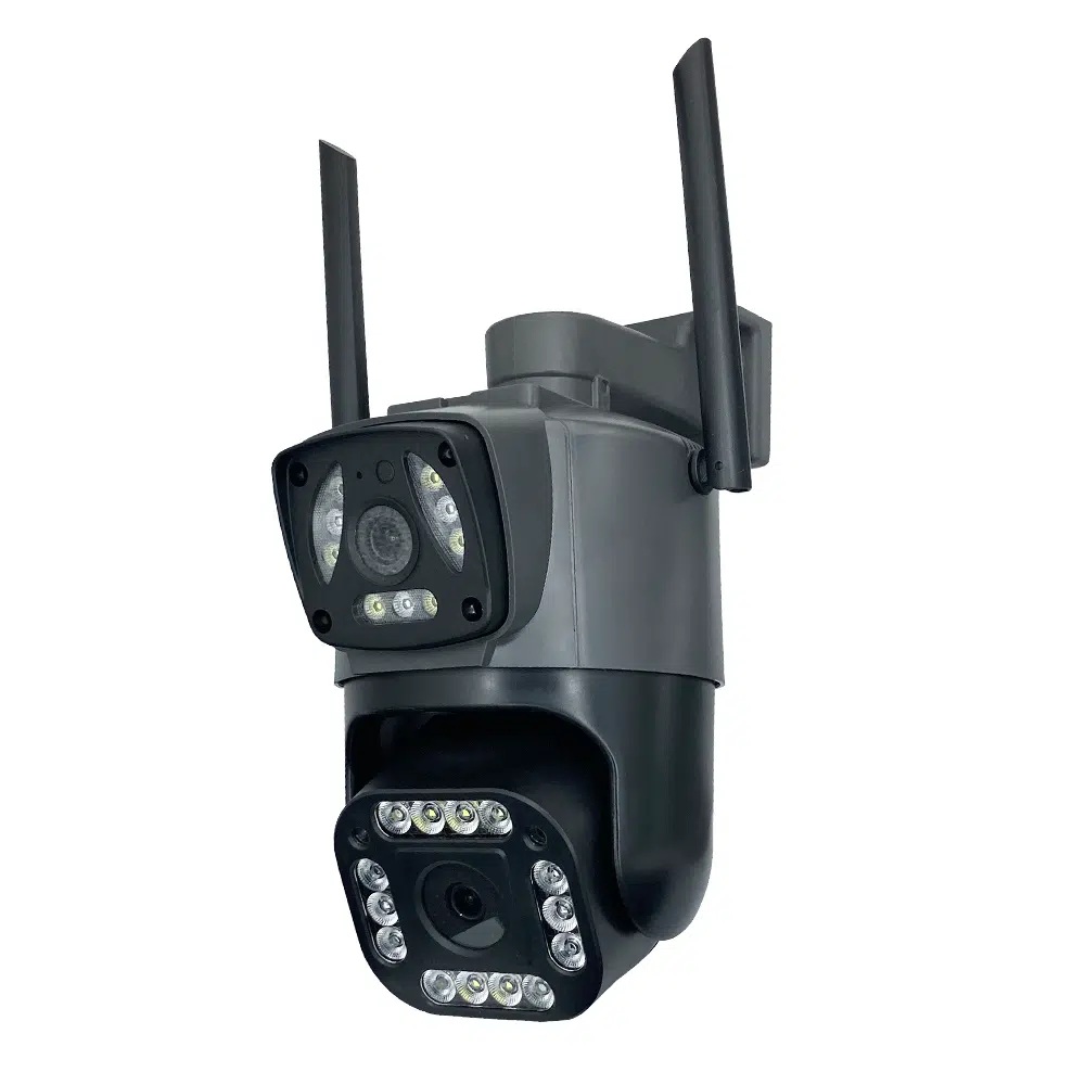دوربین مینی اسپید دام 6MP هوشمند دو لنز سیم کارتی v380 - Image 6