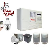 پکیج دزدگیر اماکن پایرونیکس مدلP70 سیم کارتی + دوربین بیسیم